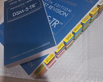 DSM-5-TR Diagnostic Manual and Desk Reference Set (2 Books)