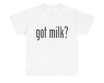 90s Got Milk? Unisex Cotton T-Shirt