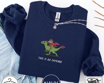 Sudadera bordada de Princesa Donut y Mongo, Camiseta de Carl de "This Is An Outrage Dungeon Crawler", Lector de libros de fantasía, Merchandising literario