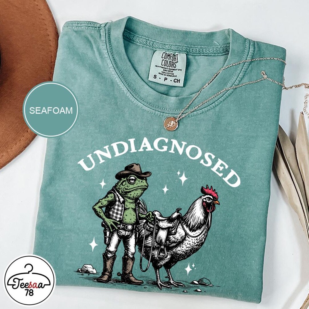 Funny ADHD Shirt Comfort Colors, Undiagnosed but I'm Pretty Sure Shirt ...