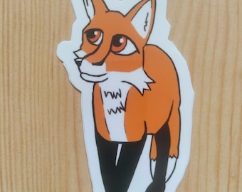 Fox Front Facing Sticker