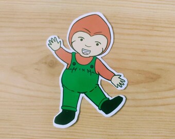 Ladybug Baby Fairy Sticker – Waterproof Journal Laptop Decal