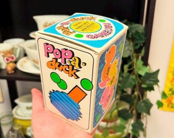 NOS Vintage Avon Pop a Duck Bubble Bath Game