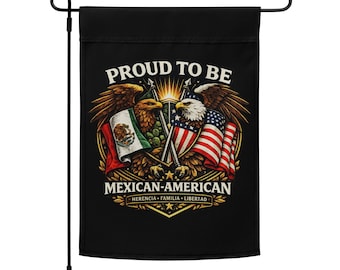 Mexican-American Pride Garden Flag