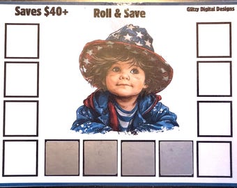 Patriotic Roll & Save and Scratcher Savers