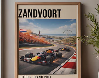 ザントフォールトF1ポスター｜オランダグランプリトラックアート｜モータースポーツレースプリント