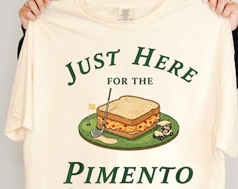 Solo estoy aquí por el sándwich de queso pimiento Temporada de humor de golf PNG: humor de golf amante de la comida png aficionado al golf png (Descarga digital)