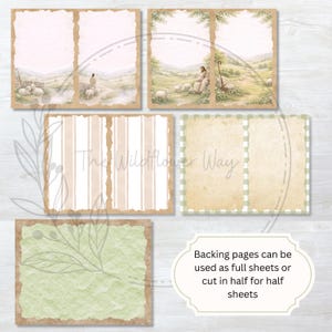 junk journaling pages christian junk journal supples the good shepherd do not fear