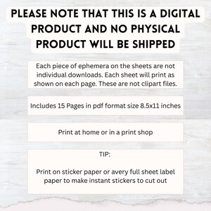 Pu&ograve; includere: Foglio informativo sul prodotto digitale con testo: "SI PREGA DI NOTARE CHE QUESTO &Egrave; UN PRODOTTO DIGITALE E NESSUN PRODOTTO FISICO VERR&Agrave; SPEDITO". Include 15 pagine in formato PDF di 21,59 x 27,94 cm. Istruzioni per la stampa incluse.