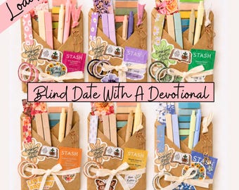Blind Date mit einem hingebungsvollen christlichen Blind Date mit einem Buch geladen Datum mit Jesus christlicher Geschenk Bibelstudienführer mit christlichem Aufkleber