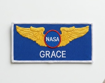 Ryland Grace Astronaut Patch from Project Hail Mary - Iron on or Hook Fastener Available