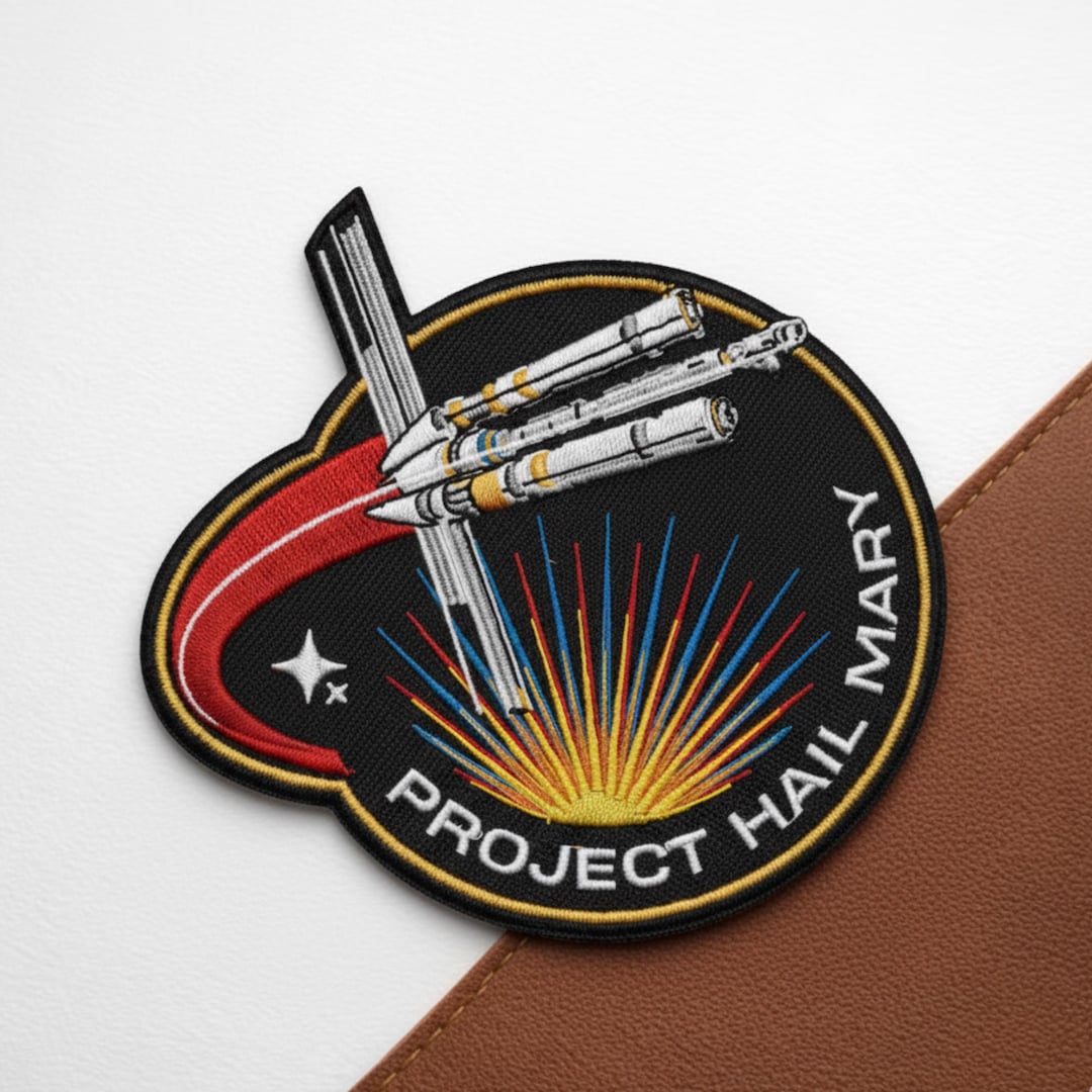 PROJECT HAIL MARY パッチ Project Hail Mary Patch | Ryland Grace Mission Badge | Embroidered