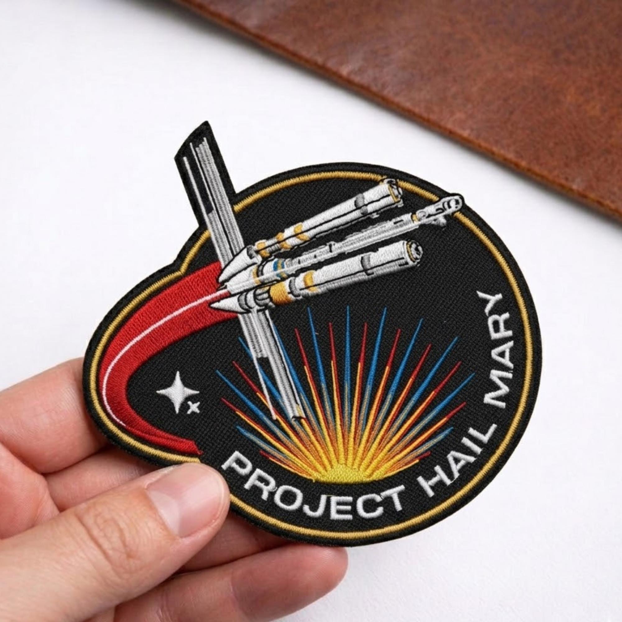 PROJECT HAIL MARY パッチ Project Hail Mary Patch | Ryland Grace Mission Badge | Embroidered