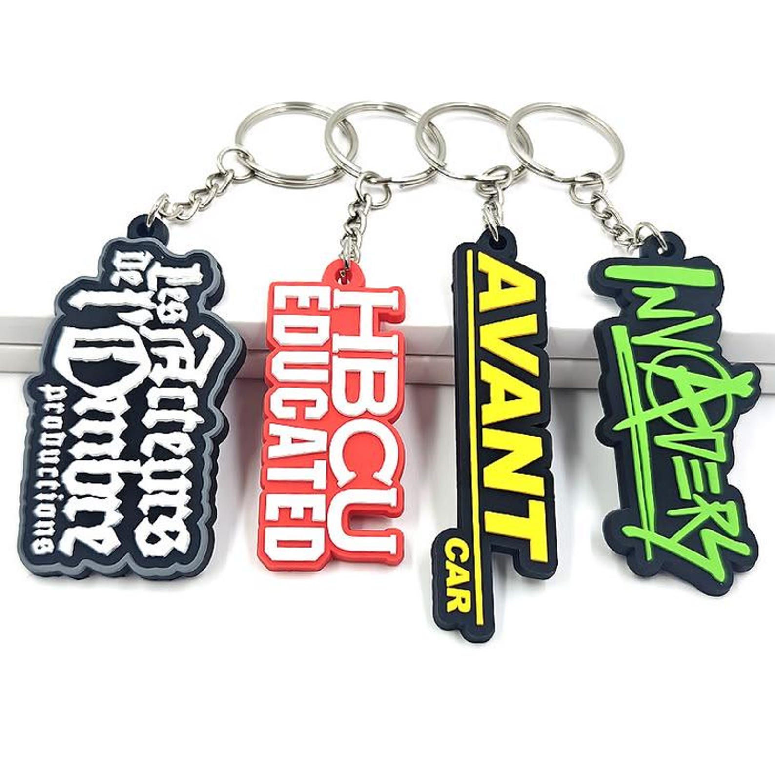 Custom PVC 3D Keychains | Personalized Rubber Key Tag | Double Sided ...