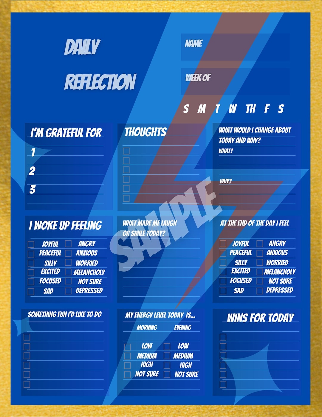 SUPERCHARGED Digital Daily Reflection Journal PDF and Printable - Etsy