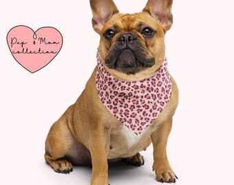 Matching Dog Bandana | Leopard Print Pet Scarf | Charlie & M Collection