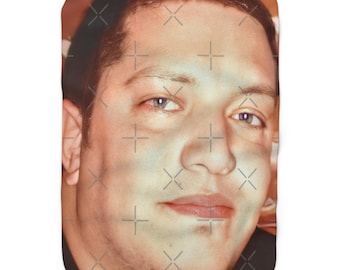 Sal's Face Sherpa Fleece Throw Blanket | Sal's Face Throw Blanket | Sal's Face Blanket