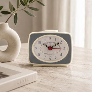 Vintage Alarm Clock, Vintage Style Bedside Desk Decor, Cottagecore Home Gift for Her