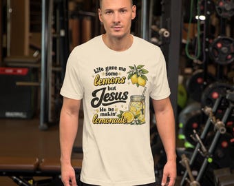 Maglietta con grafica "Christian Lemonade" / Maglietta con riferimenti religiosi a Gesù
