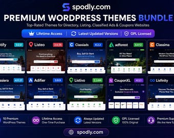 10 Classified Ads WordPress Themes Bundle | Lifetime Access | Latest Updates | GPL Licensed