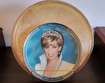 Princess Diana Collectible Plate 90s Vintage