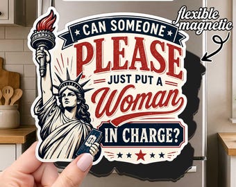Feminist 250th Anniversary Magnet, 4th of July, Patriotic Equality Fridge Magnet, Human Rights Decor, USA 1776 2026 Locker Magnet Gift