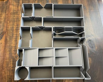 20 inch Wide Modular Drawer Organizer | Utensil, Silverware, Kitchen Tool Storage Insert