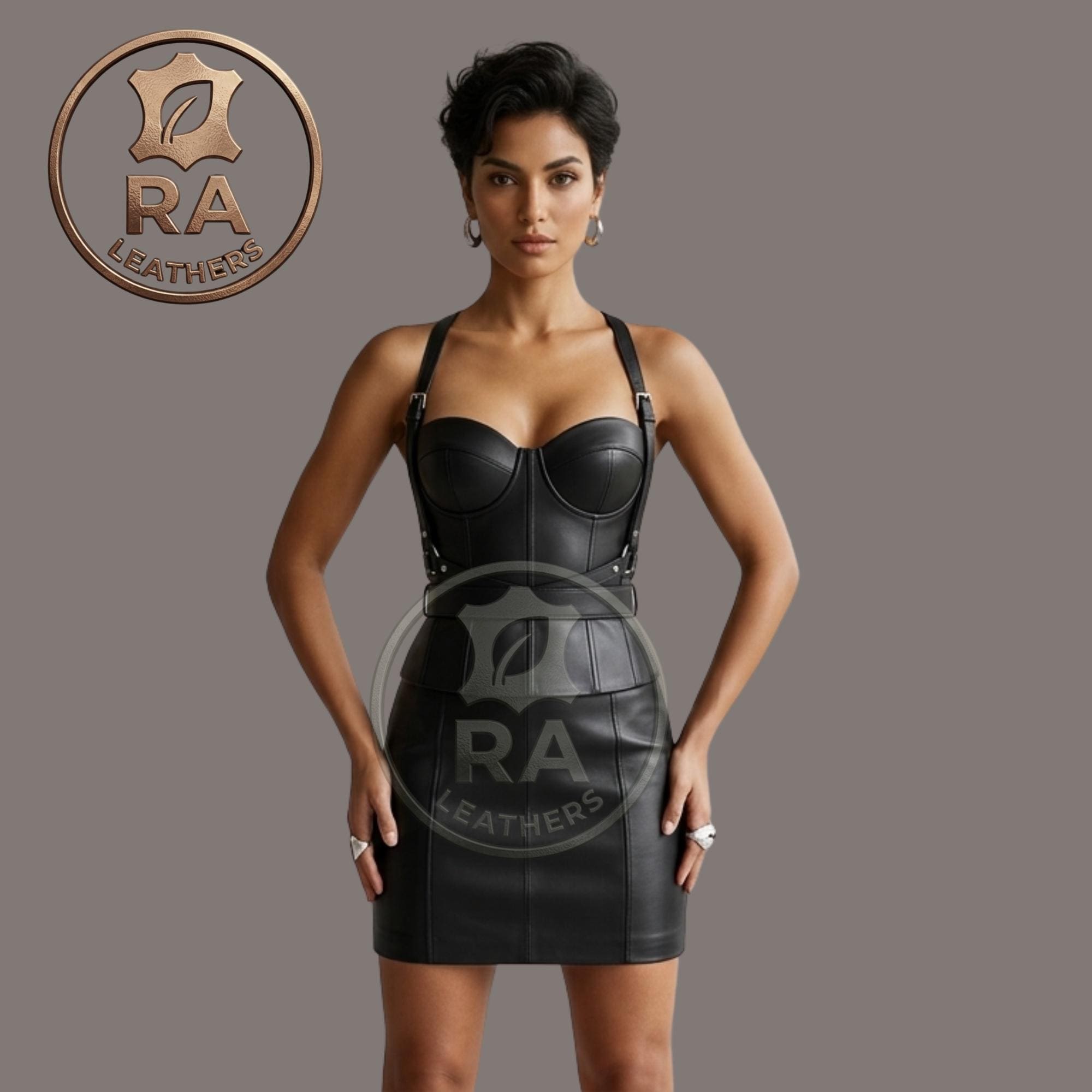 Cage Leather Dress - Etsy Singapore Cage Leather Dress - Etsy Singapore