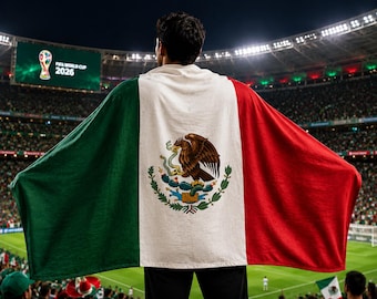 Mexico | World cup 2026 | Cape style Fan Blanket
