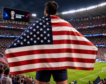 USA | FIFA World Cup 2026 | Cape style fan Blanket