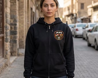 Irak / Sudadera con capucha y cremallera completa / Copa Mundial de la FIFA 2026