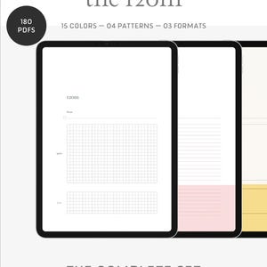 the 120m Complete Bundle | All 3 Editions | Deep Work Time Block Planner | 180 PDFs | First Edition + Colors + Pastel | A4 A5 Letter