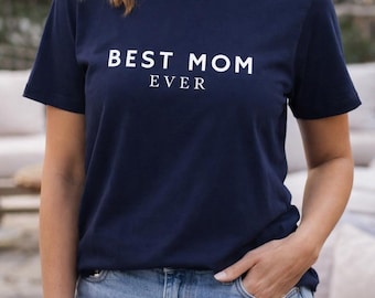 Camiseta Mom Ever / Camiseta minimalista retro para mamá, regalo para el Día de la Madre, regalo para mamá, basicos
