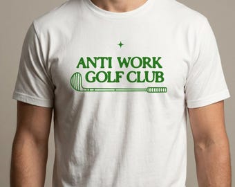 Camiseta anti-trabajo del club de golf