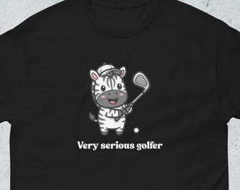 Camiseta de golf Zebra para golfistas muy serios