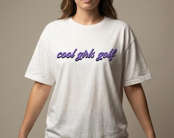 Camiseta de golf para chicas con estilo