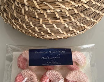 Set of 6 aromatic wax melts, relaxing essences in a artisan style.