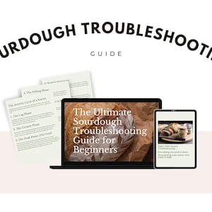 Przewodnik rozwiązywania problemów z zaczynem i pieczeniem chleba na zakwasie (wersja cyfrowa PDF)