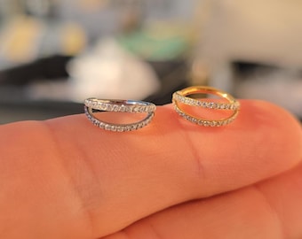 Piercing in titanio di alta qualità | Orecchino | Anello al naso | Titanio G23 | Argento e oro