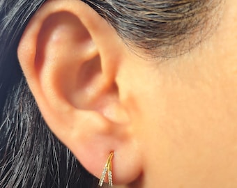 Piercing in titanio di alta qualità | Orecchino | Anello al naso | Titanio G23 | Argento e oro