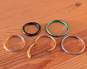 High-quality piercing | Nose piercing | Ear piercing | 316L surgical steel | Silver look