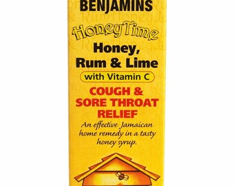 Benjamin's Honey time, rhum miel et toux au citron vert, soulagement des maux de gorge