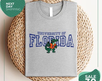Vintage Florida Shirt |  Retro Florida Shirt | Alligator Shirt | Christmas Gifts |  University Football Fan Gift | University Shirt | Teams