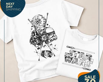 Disney Star Wars Shirt | Kids Cool Star Wars Shirt | Disney Star Wars Characters Shirt | Star Wars Shirt | Disney Family Trip Shirt Gift
