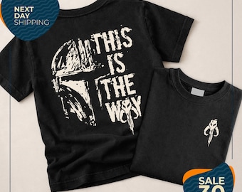 Star Wars This Is The Way T-Shirts | This Is The Way Shirts | Star Wars Shirts | Mandalorian Shirts | Star Wars Disney Shirts | Disney Shirt