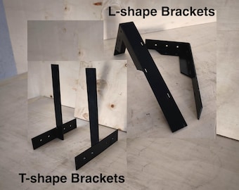 Wall Mount Bracket Set for Marble Sink - Wall Mounted Stone Basin Brackets