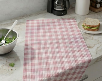 Mjukrosa Palaka våffelvävd kökshandduk