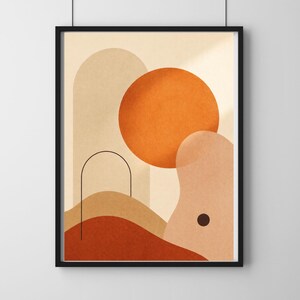 May include: A set of three ceramic mugs with a speckled, cream-colored glaze. Each mug features a different hand-painted floral design in shades of blue, green, and yellow. The mugs have a simple, rounded shape and a comfortable handle.