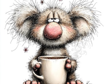 whimsical Koala Clipart: Cute Nursery Graphics (Digital Download - 41 PNGs) - Transparent Background
