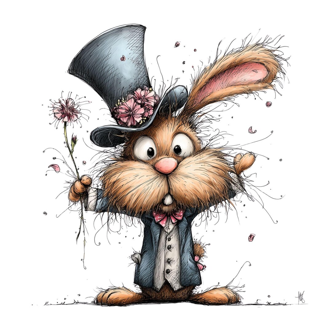 Spring Bunny Icon Spring Bunny PNG Clipart, Playful Animal Illustration Set, 41 Digital ...
